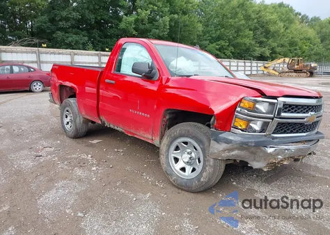 2014 Chevrolet Silverado 1500 Work Truck 2Wt из США, поврежденный, VIN 1GCNKPEC6EZ239955